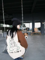 Pawfect pets*Dogkuma 狗狗樹拼接棒球T恤親子裝：圖片 4
