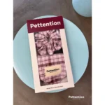 Pettention 寵物親子粉格紋領巾+髮圈禮盒：圖片 6