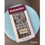 Pettention 寵物親子藍格紋領巾+髮圈禮盒：圖片 6