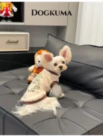 Pawfect pets*Dogkuma 狗狗樹拼接棒球T恤親子裝：圖片 8