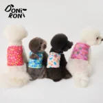 DoniRoni 韓國🇰🇷寵物夏季涼感透氣吊帶背心 海洋豹紋款