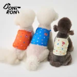 DoniRoni 韓國🇰🇷 寵物夏季涼感透氣吊帶背心 蠟筆塗鴉款