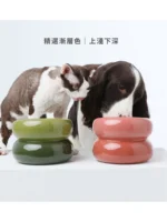 正品 Pehom 舒芙蕾寵物陶瓷增高碗 - Image 3