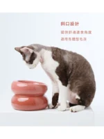 正品 Pehom 舒芙蕾寵物陶瓷增高碗 - Image 4