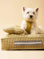 pawfect pets*Hughugsoft 華夫格可拆洗寵物方形床 - Image 3