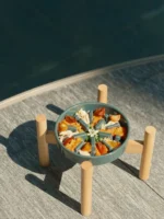 正品 Pehom 寵物陶瓷慢食碗「光」✨ ＆「浪」🌊 - Image 7