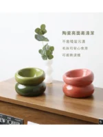 正品 Pehom 舒芙蕾寵物陶瓷增高碗 - Image 8